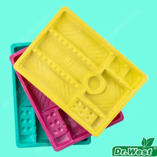 Dr. west disposable dental tray سینی یکبار مصرف دندانپزشکی دکتر وست